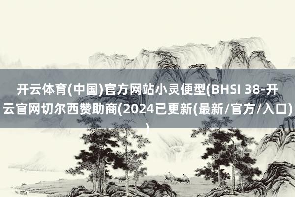 开云体育(中国)官方网站小灵便型(BHSI 38-开云官网切尔西赞助商(2024已更新(最新/官方/入口)