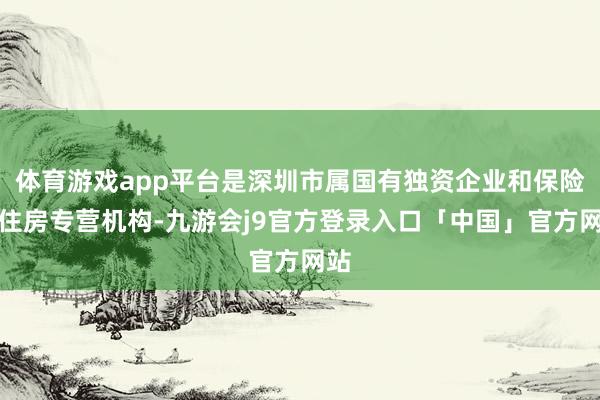 体育游戏app平台是深圳市属国有独资企业和保险性住房专营机构-九游会j9官方登录入口「中国」官方网站