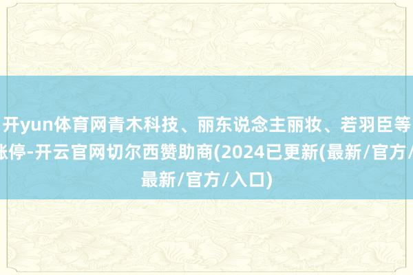 开yun体育网青木科技、丽东说念主丽妆、若羽臣等得益涨停-开云官网切尔西赞助商(2024已更新(最新/官方/入口)